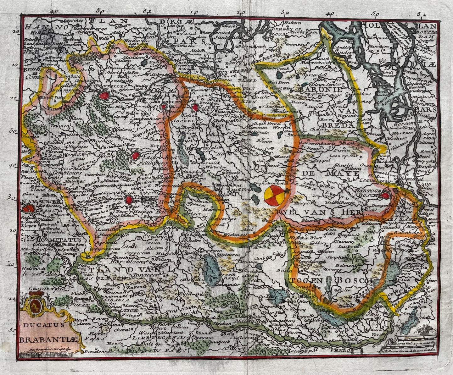 Brabant - F Desbrulins / Jaime Certa - 1739