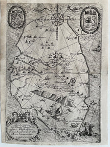 Sri Lanka Ceylon - naar Balthasar Floris van Berckenrode - circa 1620