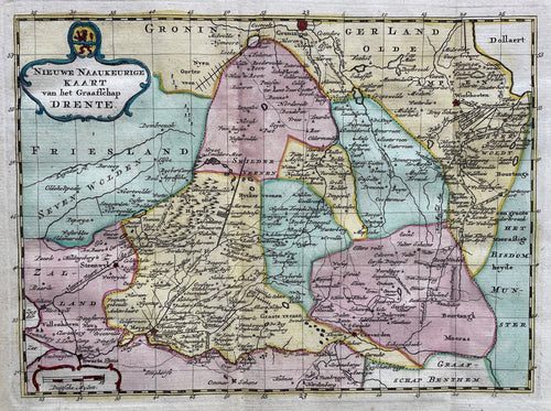 Drenthe - Hendrik de Leth - 1740