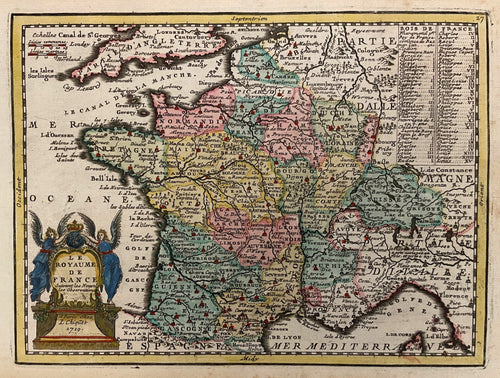 Frankrijk France - Jacques Chiquet - 1719