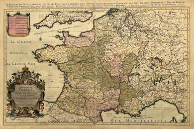 Frankrijk France - Alexis Hubert Jaillot / Nicolas Sanson - 1692