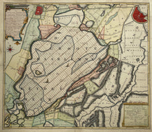 Afbeelding in Gallery-weergave laden, Haarlemmermeer - M Bolstra De grootfoliokaart atlas Rijnland Dou &amp; Van Broeckhuysen - 1746