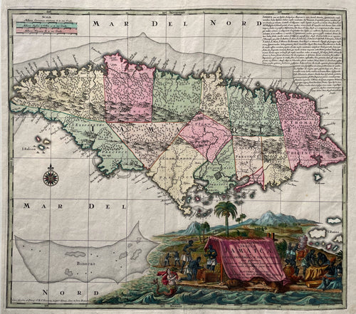 Jamaica - M Seutter - circa 1730