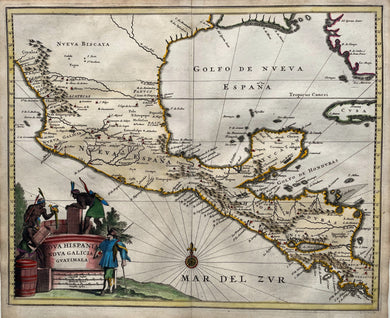 Centraal-Amerika Mexico Central America - A Montanus - 1671