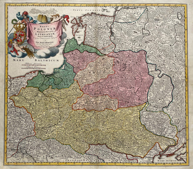 Polen Litouwen Belarus Poland Lithuania - JB Homann - circa 1720