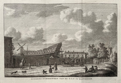 Rotterdam VOC Scheepstimmerwerf - KF Bendorp - 1793