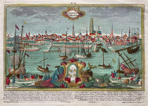 Rotterdam - FB Werner / M Engelbrecht - circa 1735
