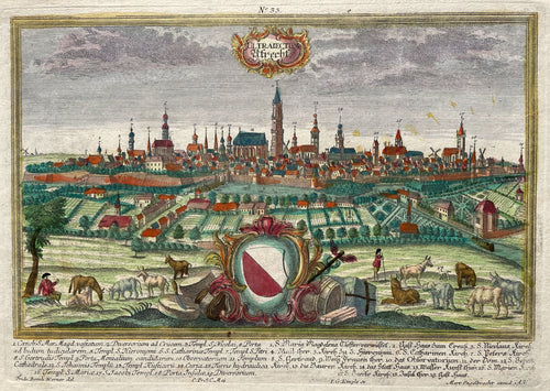 Utrecht -  FB Werner / M Engelbrecht - circa 1735