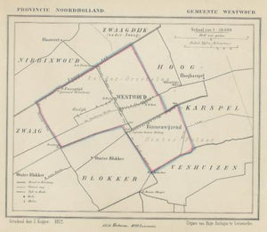 WESTWOUD - Kuijper/Suringar - 1872