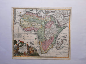 Afrika Africa - M Seutter - ca. 1730