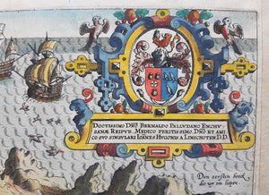 Afrika Ascension Island Africa - Jan Huygen van Linschoten / Baptista van Deutecum - ca 1596
