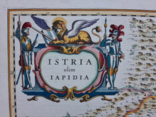 Afbeelding in Gallery-weergave laden, Kroatië Istrië Croatia Istria - J Blaeu - 1640