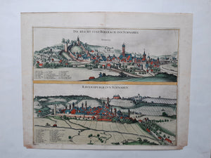 Duitsland Biberach Ravensburg Germany - J Janssonius - 1657