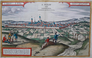 Oostenrijk Sankt Pölten Austria - G Braun & F Hogenberg / J Janssonius - 1657