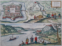 Afbeelding in Gallery-weergave laden, Slowakije Nové Zámky Slovakia Hongarije Visegrád Hungary - G Braun &amp; F Hogenberg - 1623