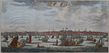 Afbeelding in Gallery-weergave laden, Amsterdam Aanzicht vanaf het IJ - I Tirion / J Wagenaar - 1760