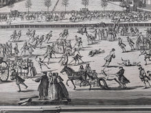 Afbeelding in Gallery-weergave laden, Amsterdam Wintergezicht IJsbreker Amstel Skating - Tieleman van der Horst / Petrus Schenk - 1736