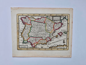 Spanje Portugal Spain - Pieter van der Aa - circa 1714