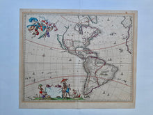 Afbeelding in Gallery-weergave laden, Amerika Noord- en Zuid-Amerika Americas North and South America Western Hemisphere - Nicolaas Visscher - 1658