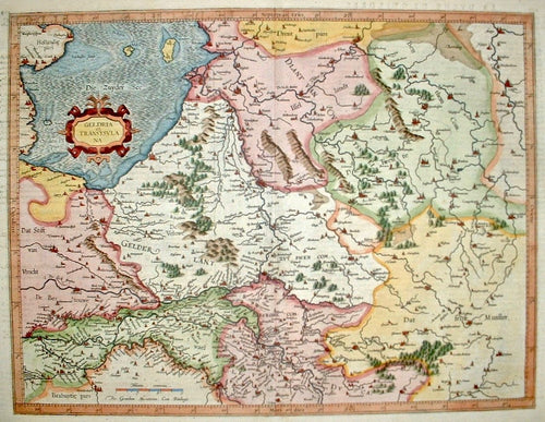 GELDERLAND - G Mercator 1585 / ed J Hondius - 1619