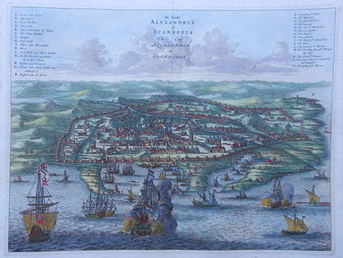 Egypte Alexandrië Egypt Alexandria - O Dapper / J van Meurs - 1676