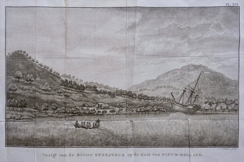 Australië Kust Endeavour River Australia - IS Klauber / J Cook - 1798
