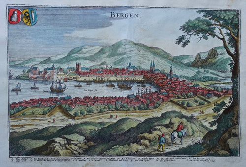 Noorwegen Bergen Norway - M Merian - 1646