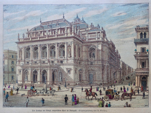 Hongarije Boedapest Hungary Budapest Hungarian State Opera House - A Giehsz - 1884