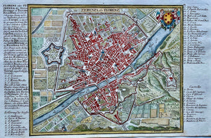 Italië Florence Italy - G Bodenehr - circa 1725
