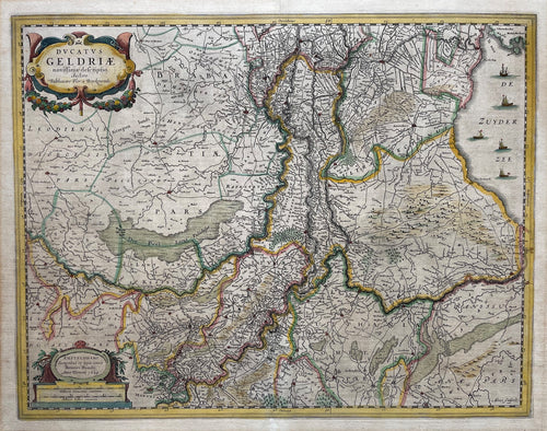 Gelderland - H Hondius - 1634