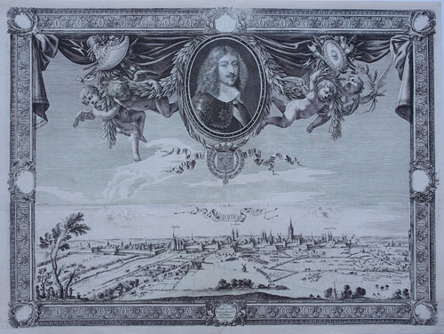 België Kortrijk Belgium - N Cochin / S de Beaulieu - circa 1690