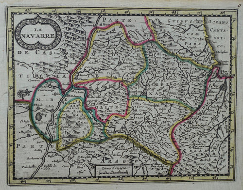 Spanje Navarra Spain - Pieter van der Aa - circa 1714
