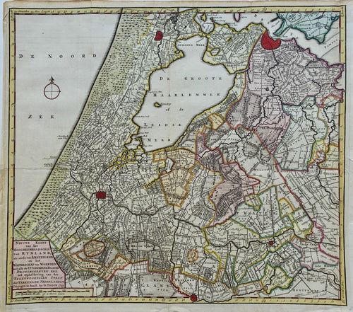 Rijnland en Amstelland - I Tirion - circa 1750