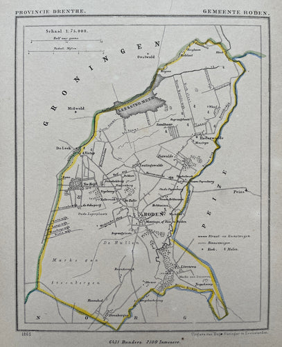RODEN - J Kuijper / H Suringar - 1865