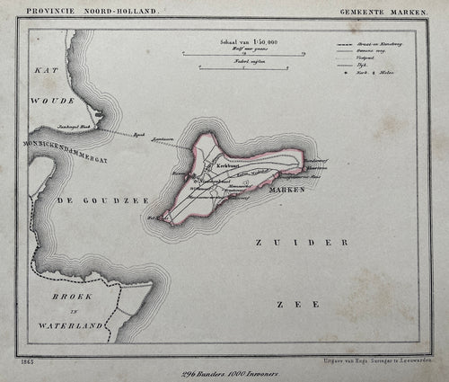 MARKEN - J Kuijper / H Suringar - 1865