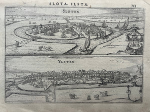 Sloten en IJlst - J Jansz / L Guicciardini - 1616