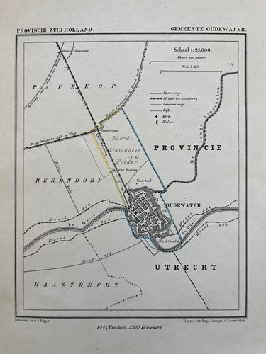 OUDEWATER - Kuijper / Suringar - ca. 1867