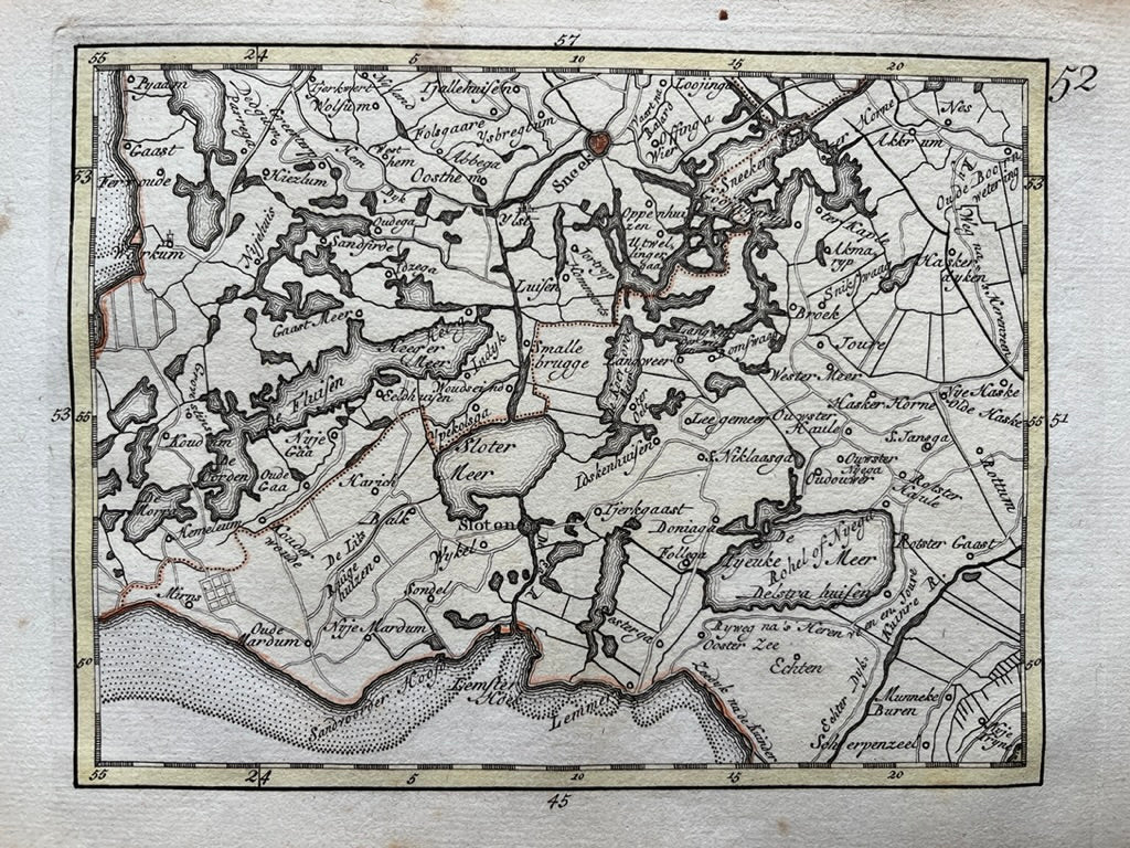 Friesland regio Workum / Sneek / Joure - C en JC Sepp - 1773