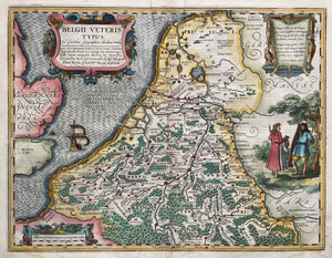 17 provinciën Oude Nederlanden - P Kaerius - 1622