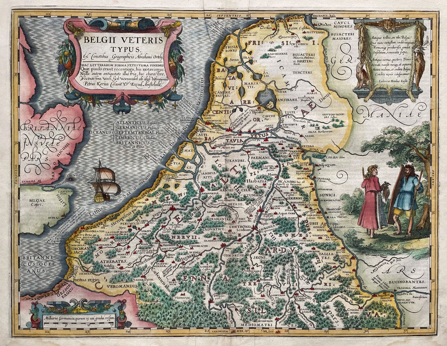 17 provinciën Oude Nederlanden - P Kaerius - 1622