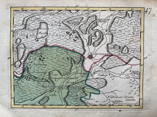 Drenthe regio Coevorden / Zuidwolde - C en JC Sepp - 1773