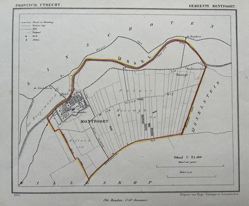 MONTFOORT - Kuijper / Suringar - 1866