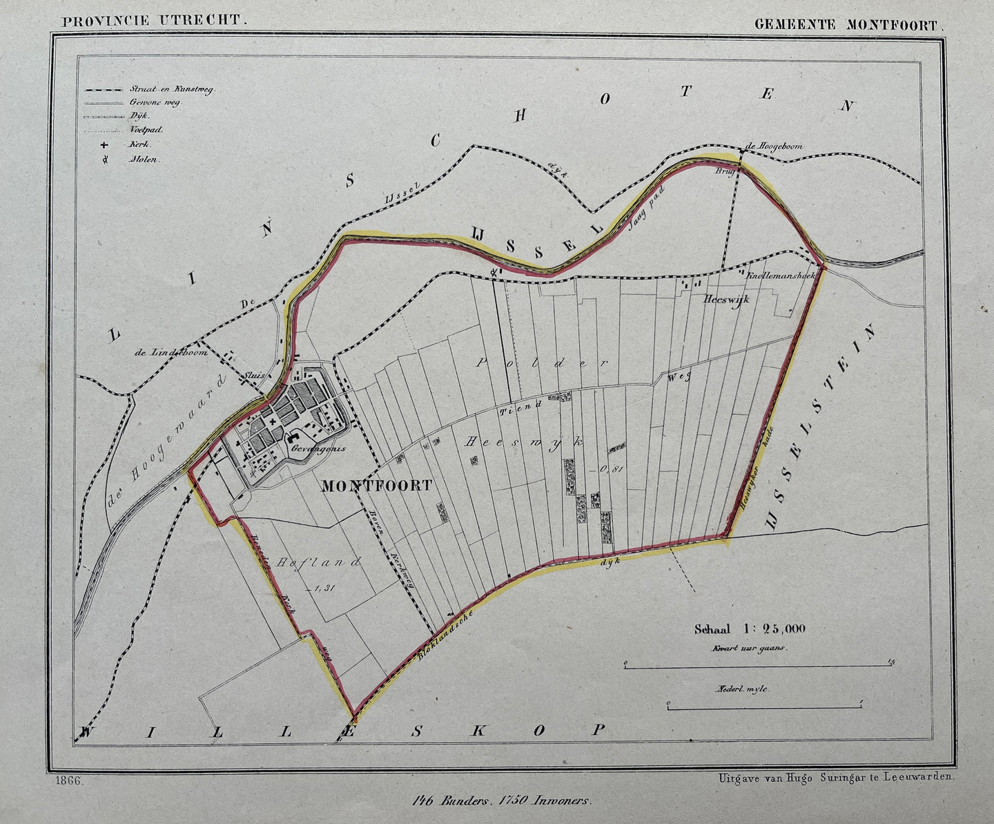 MONTFOORT - Kuijper / Suringar - 1866