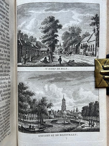 Utrecht - Tegenwoordige Staat der Vereenigde Nederlanden 2 delen - Isaäk Tirion - 1758 - bijzonder fraaie uitgave met 28 extra prenten