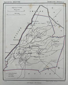 DWINGELO - Kuijper/Suringar - 1865