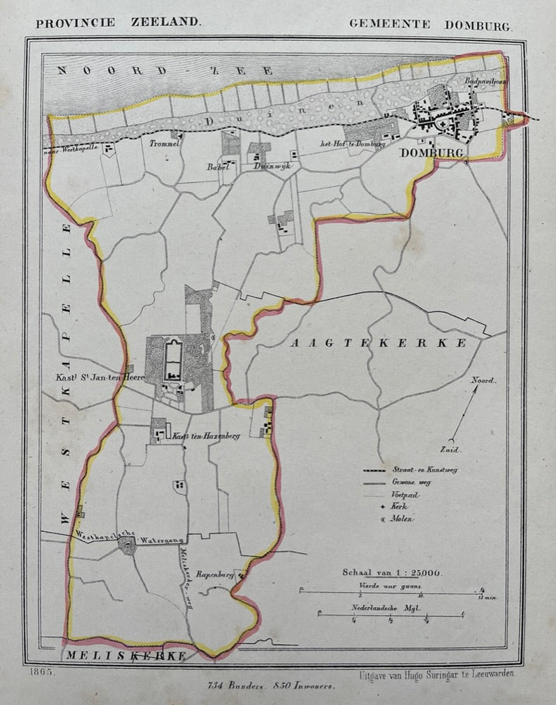 Domburg - Kuijper / Suringar - 1865