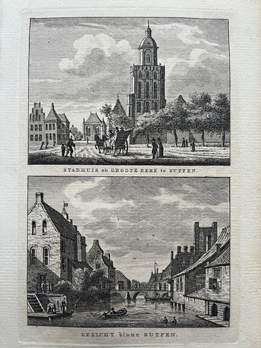 ZUTPHEN Twee gezichten op een blad - Bendorp - 1793