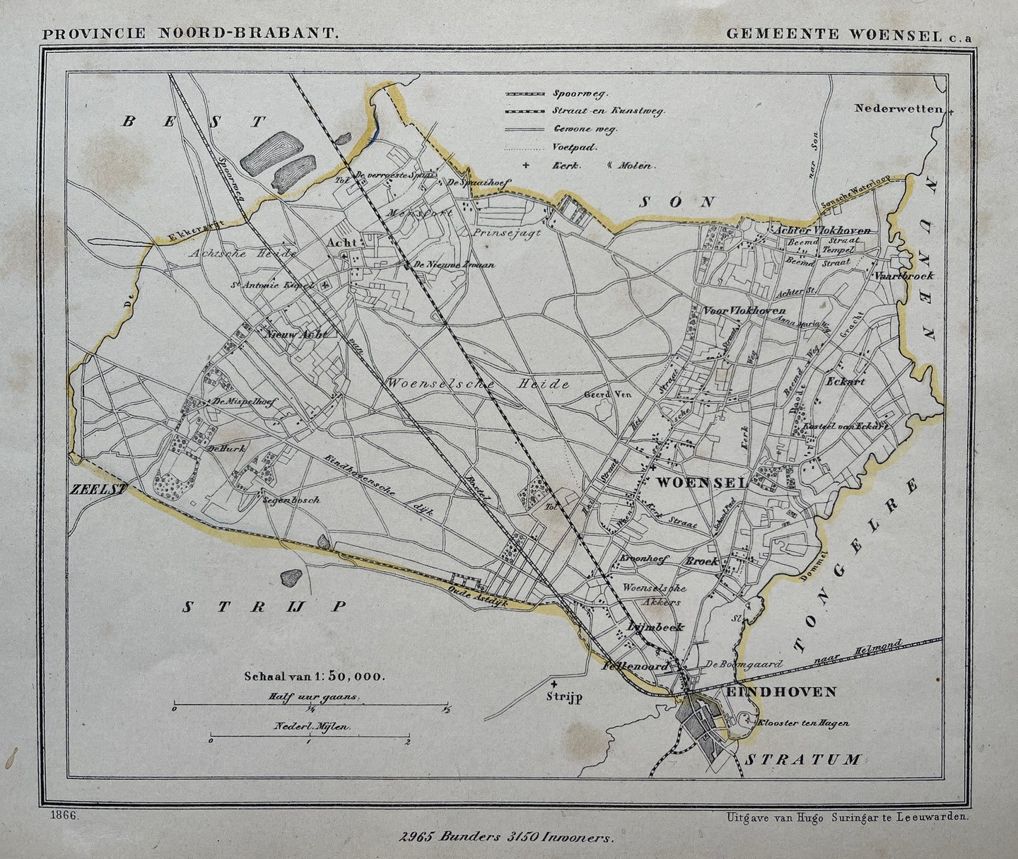 Eindhoven Woensel - J Kuijper / H Suringar - 1866