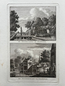 FRANEKER Ooster- en Westerpoort - KF Bendorp - 1793