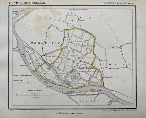 POORTUGAAL - Kuijper / Suringar - 1866